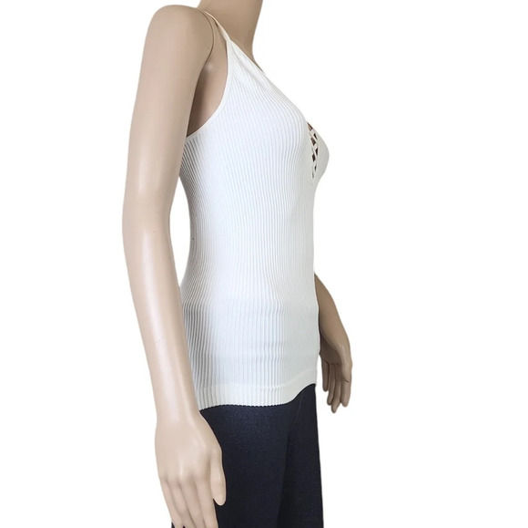 FP White Crossfire Lace Up Tank - Picture 2 of 4